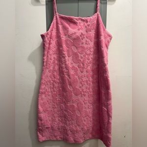 GREAT CONDITION  Forever 21 Pink Floral Barbie Mini Dress